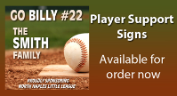 Player Support Signs